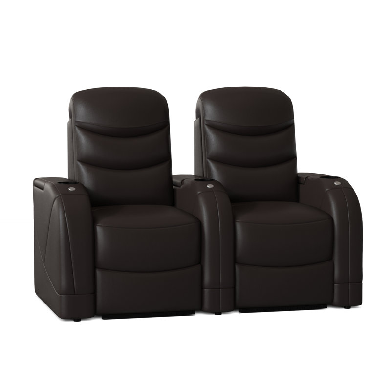 Rangée de cinéma maison Stealth HR Series (rangée de 2), Brun ultra foncé