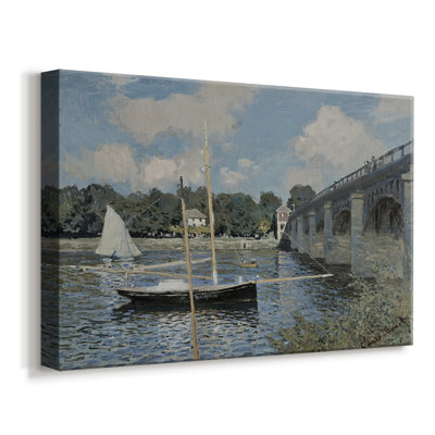 Le pont de la route à Argenteuil - Claude Monet - Toile tendue avec châssis - 1874