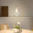 1-light Modern Hammered Tear-drop Glass Pendant Light-398678737