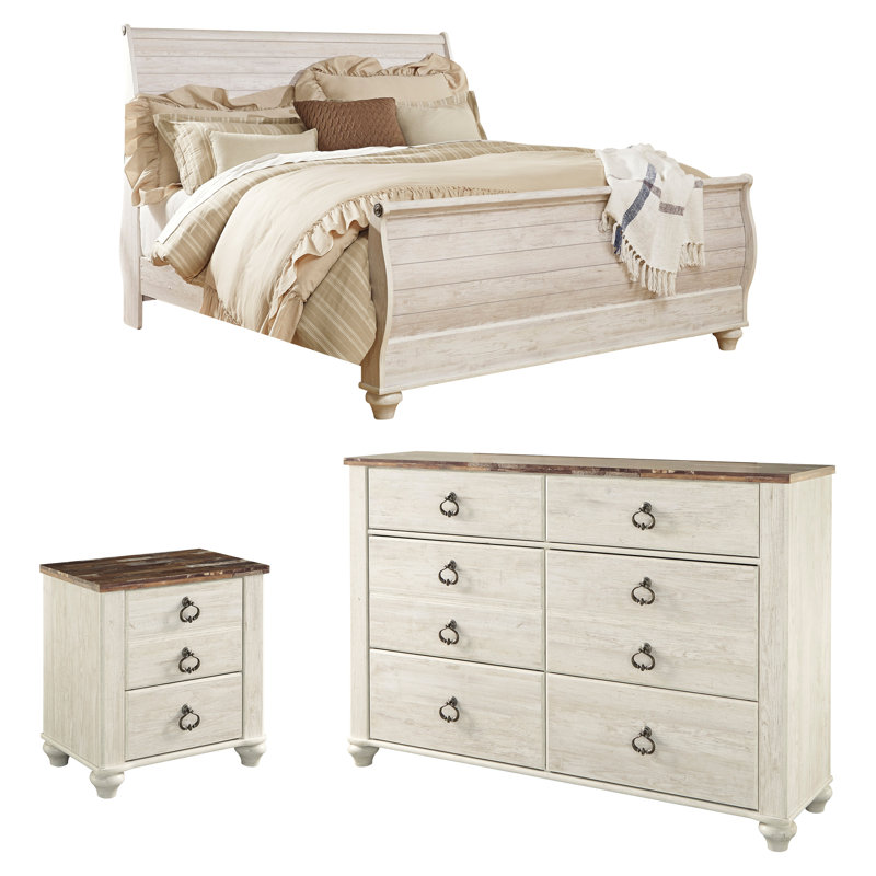 Esmarelda Sleigh Configurable Bedroom set