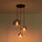 3 - Light Sculptural Gradient Glass Globe Cluster Pendant-2100758512