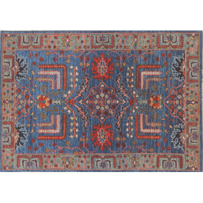 Traditional Hand Knotted Wool Oriental Area Rug