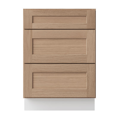 Ready to Assemble Solid Wood Shaker Drawer Base Bath Cabinet