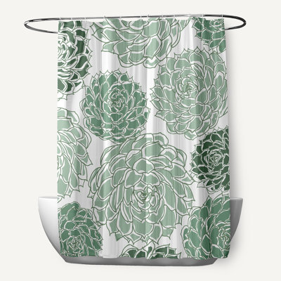 Miki Floral Shower Curtain