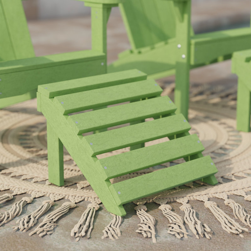 Repose-pieds classique, Vert citron
