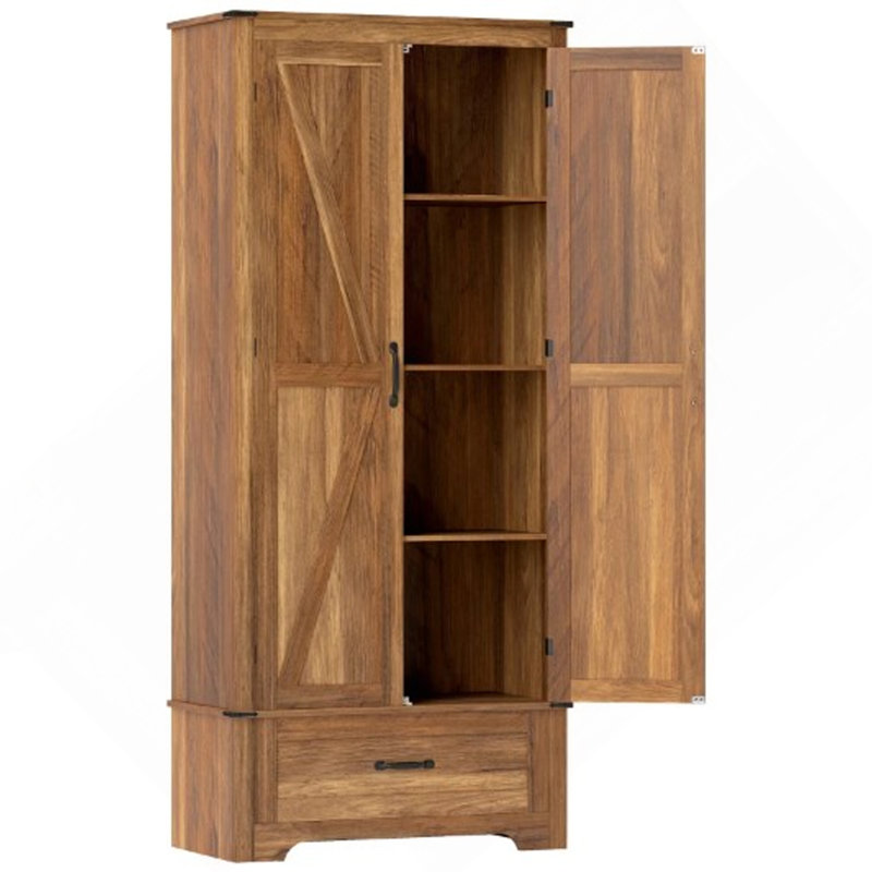 Armoire de cuisine avec armoire et tablettes réglables