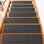 Paquet de 15 tapis d'escalier antidérapants pour escaliers en bois - tapis autoadhésifs de 8 po x 30 po, marches intérieures lavables à la machine, tapis de sécurité résistant à la décoloration avec installation facile