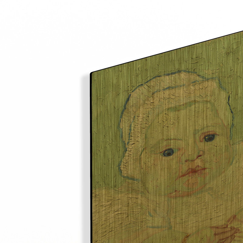 «Roulin» par Vincent Van Gogh, art mural en métal doré, 12 po x 16 po, 12 po x 16 po