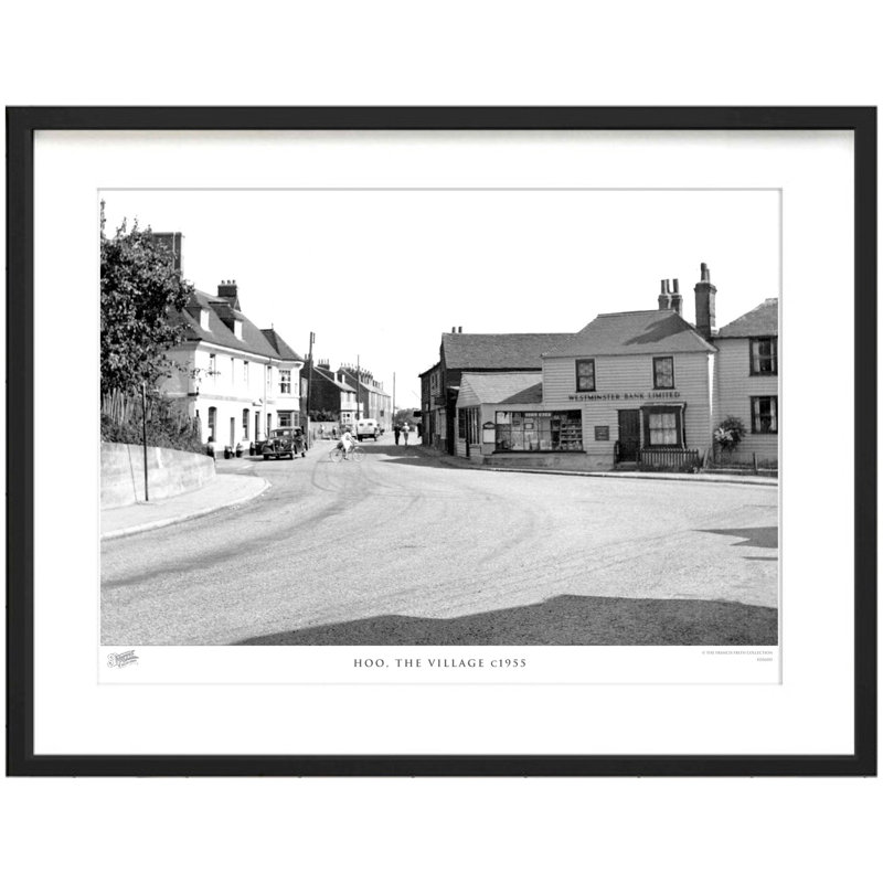 Hoo, The Village C1955 by Francis Frith - Single Picture Frame Print, 60cm H x 80cm W x 2.3cm D