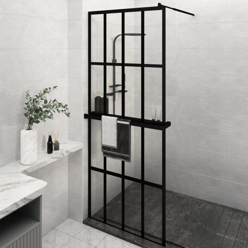 Cabine de douche rectangulaire encadrée l 31,5 po x H 76,8 po