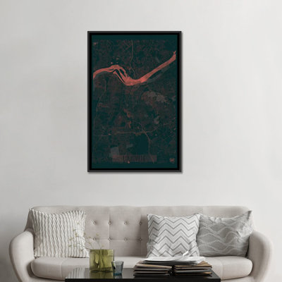 " Louisville Infrared Urban Blueprint Map " by Hubert Roguski