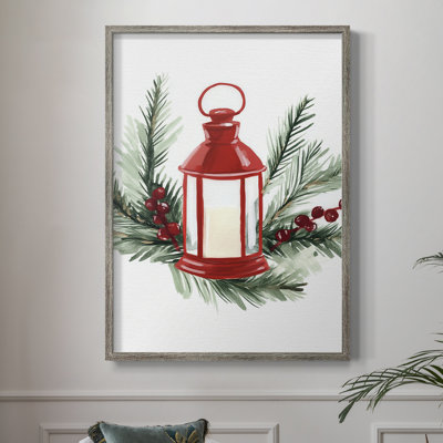 «Christmas Holiday», art encadré en bois massif CECXXXV