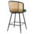 Cane Back Swivel Upholstered Stool-310099297-310099302-323371339