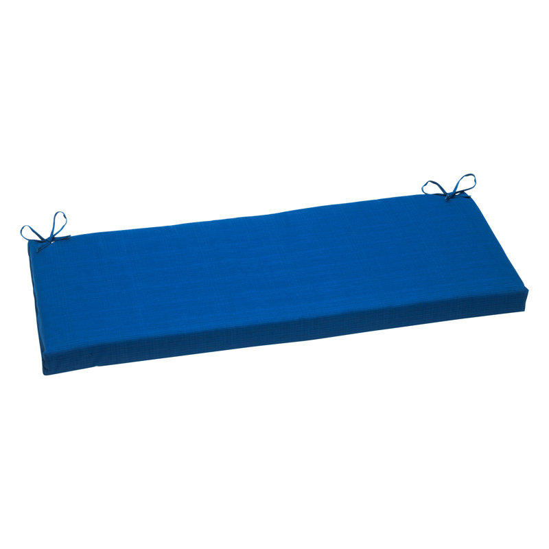 Amarina Outdoor 3'' Bench Seat Cushion, Navy