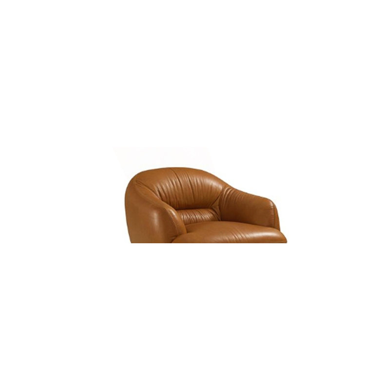 Causeuse moderne avec coussins en mousse et pieds en métal