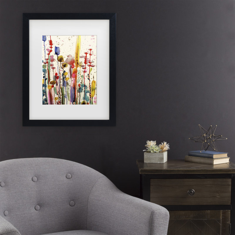 16 x 20, Cadre noir, H 20 po x l 16 po x P 0,5 po, Blanc