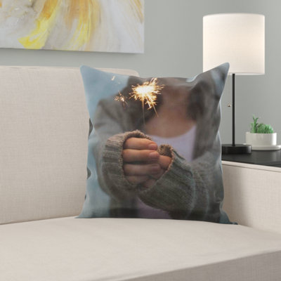 Sparkler Throw Pillow