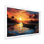 «Coastaltropical Boat At Dusk II», reproduction d'art sur toile encadrée-487627951-487627939
