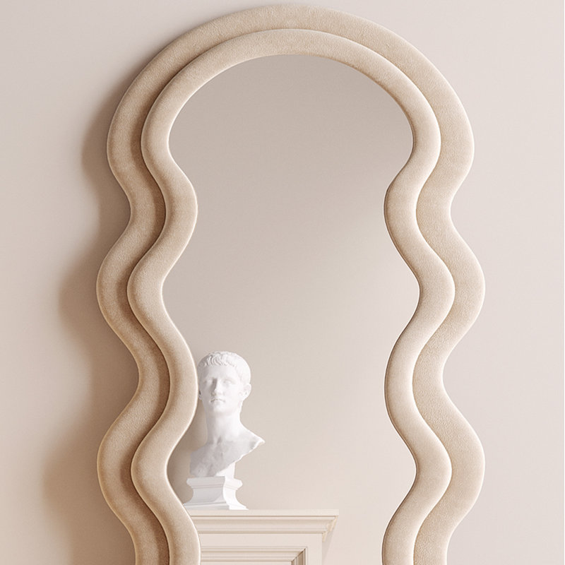 Miroir Amon Takengon, Beige foncé