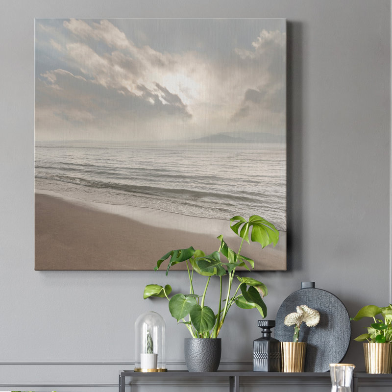 «Misty Morning», reproduction d'art sur toile tendue, H 32 po x l 32 po x P 1 po