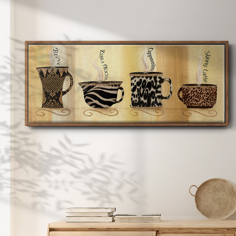 Café Exotica II - toile encadrée, H 20 po x l 50 po