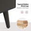 Table de chevet 2 tiroirs Bobbi Midcentury Modern-1983114294