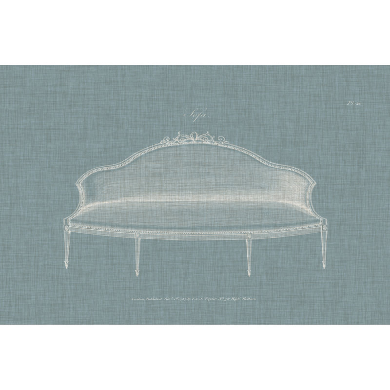 Hepplewhite Sofas III by Hepplewhite - Wrapped Canvas Print, 81cm H x 122cm W