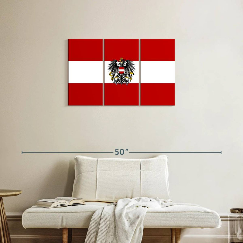 Flag Of Austria, 20" H x 33" W
