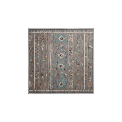 Machine Washable Gray Area Rug