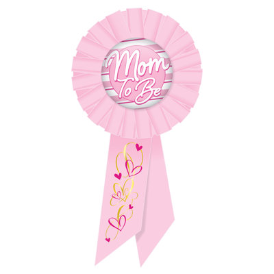 Rosette Mom To Be - 3 ¼ po - paquet de 6