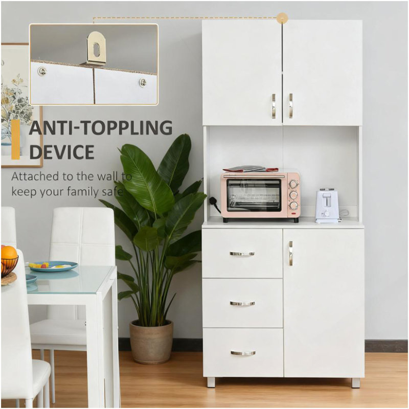 Two Door Cabinets Freestanding Kitchen Buffet