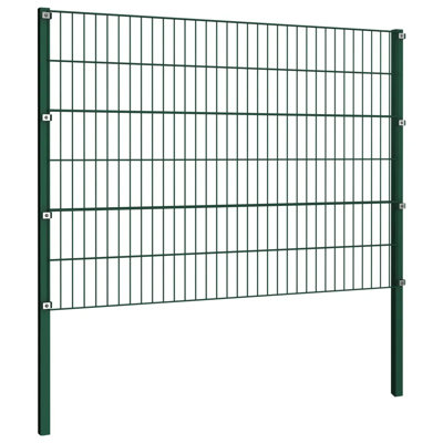 Aairah 50 cm H x 167.64 cm W Fence Panels Fencing
