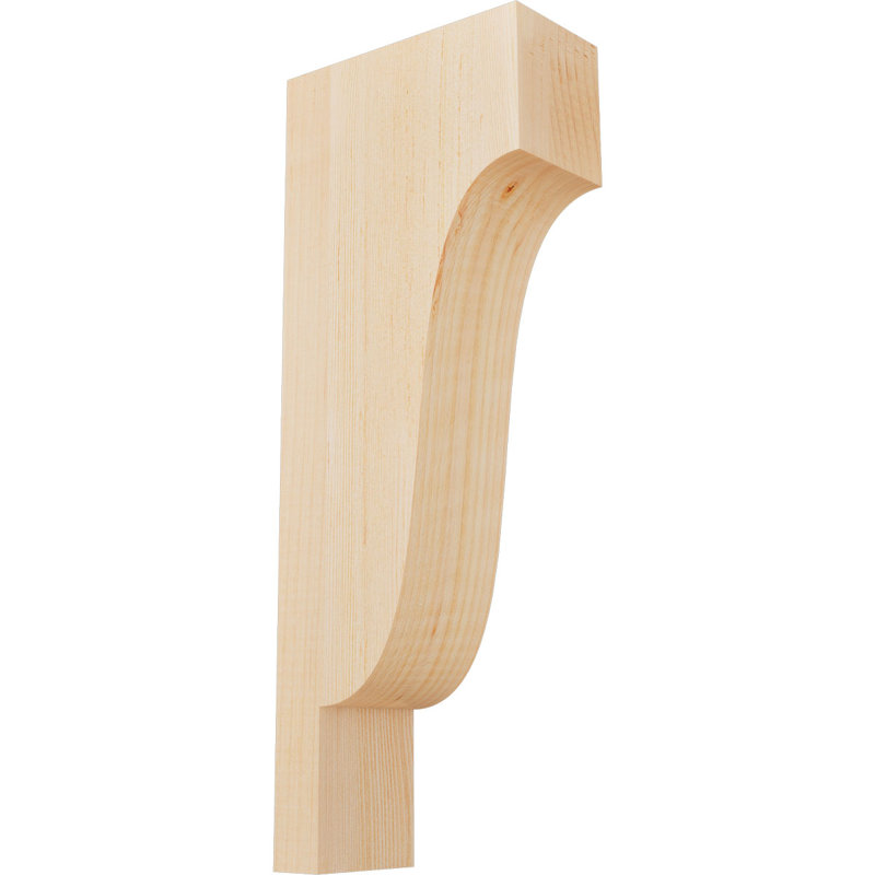 Newport Corbel, H 20 po x l 3,5 po x P 8 po, Sapin de Douglas, Lisse