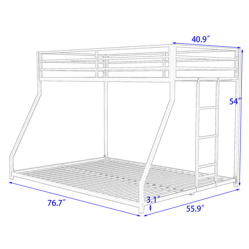 Alixx Kids Twin Over Full Bunk Bed