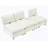 Minimalist Three-Seater Flannel Sofa With Storage And Adjustable Backrest For Living Rooms And Balconies