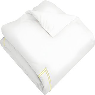 Double Embroidery Border Cotton Napkins (Set Of 4), 20" Square, White/Ivory