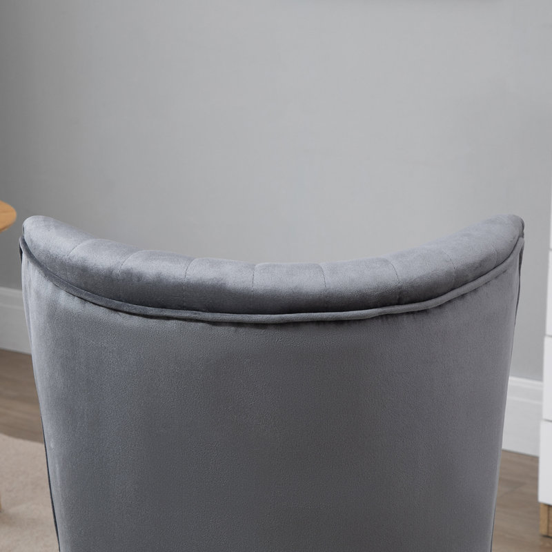 Fauteuil à oreilles de 22,4 po de large Tahshawn