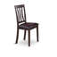 L'ensemble moderne 3 pièces Boston comprend une table ronde et 2 chaises de cuisine en similicuir, cappuccino-2035622090