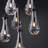 7-Light Dimmable Teardrop Chandelier (Bulbs Include)-1557909307