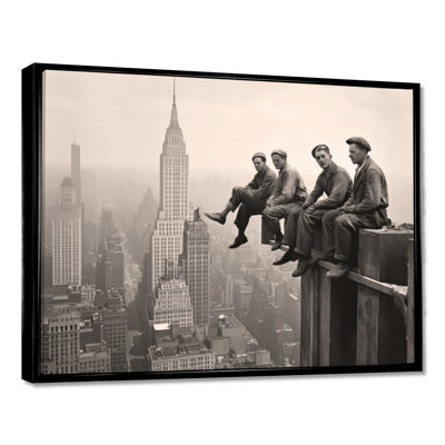 Art rétro de New York Empire State Building - New York, art mural
