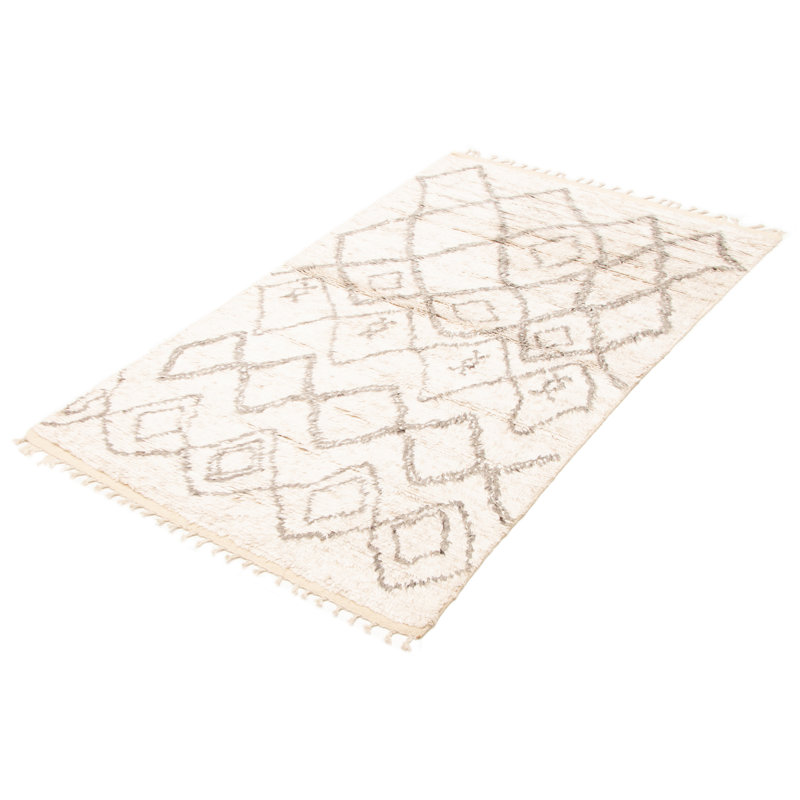 Tapis ivoire Tangier 4 pi 7 po x 8 pi 5 po