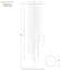 Rainfall 11 Frosted White Glass Pendants Chandelier-1094027608-1094027609