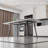Furiphe Modern Sintered Stone Dining Table for 4 to 6, White Rectangular Kitchen Table-91727911