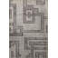 Tapis décoratif moderne à motif géométrique abstrait gris-835761102