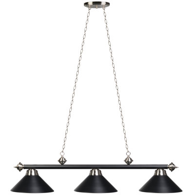 Bowdon 3 - Light Pool Table Linear Pendant