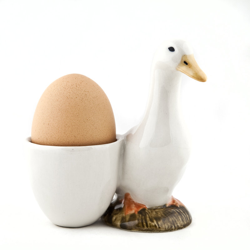 Egg Cup - With - Duck - Pekin Duck