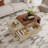 Expandable Wooden Coffee Table With Dual Storage Drawers, Featuring Dual-Tone Centerpiece & Sliding Tabletop, Versatile Hidden Compartment Rectangle Cocktail Table Ideal For Living Spaces