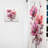 Guria Pink Minimalism Simplicity In Bloom I - Modern Curtain - Velvet Room Darkening - 1 Panel-297670799