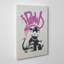 Gangsta Rat Wall Graffiti - Wrapped Canvas-19042567
