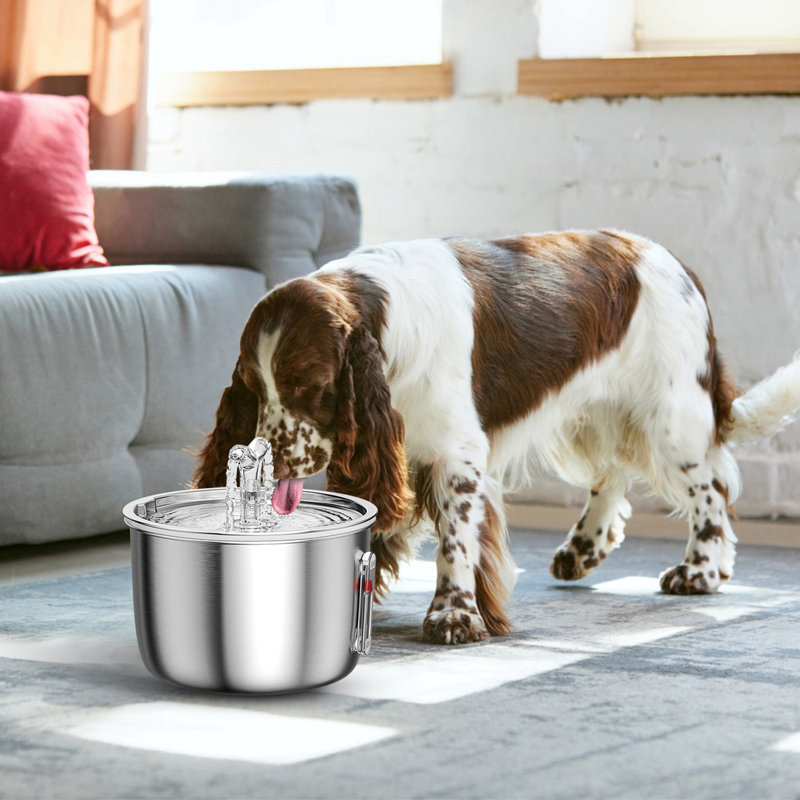 67.6oz. Pet Fountain, Silver